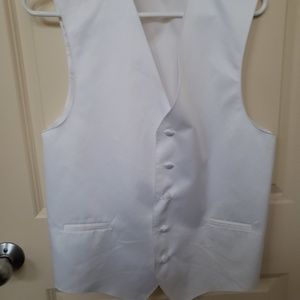 White Suit Vest